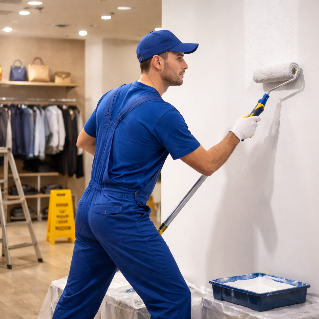 Trabalhador pintando a parede interna.png